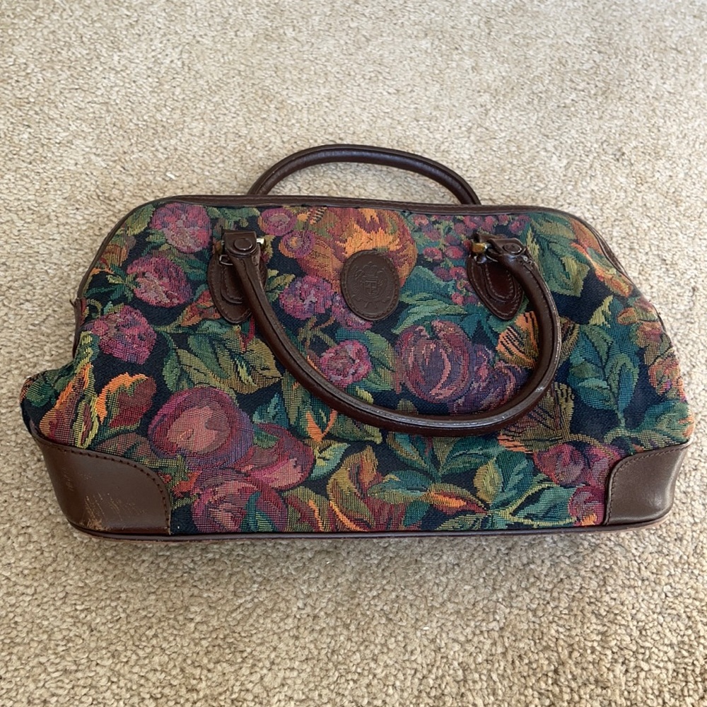 Colorful floral Liz Claiborne bag